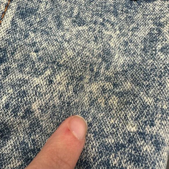 Vintage Denim Tote Blue Acid Wash 1980s Shane Purse Shoulder Bag Retro Fashion - Picture 6 of 12